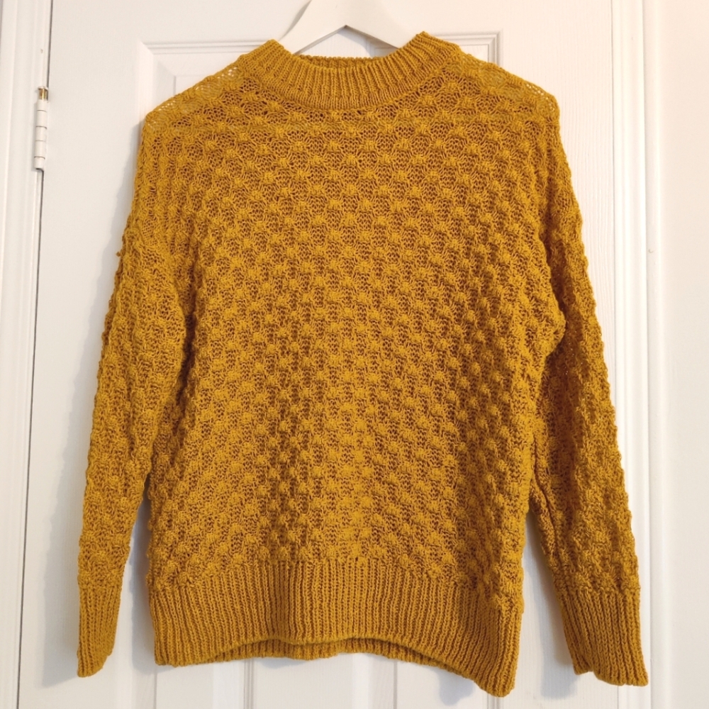 Mango Open Knit Sweater